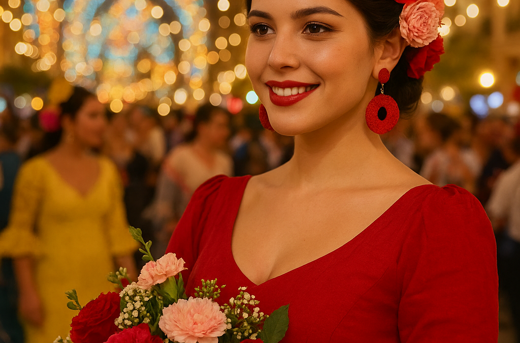 Flores y tradición da vida a la Feria de Málaga 2025