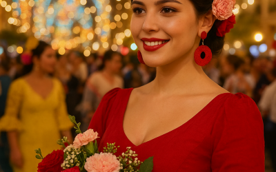 Flores y tradición da vida a la Feria de Málaga 2025